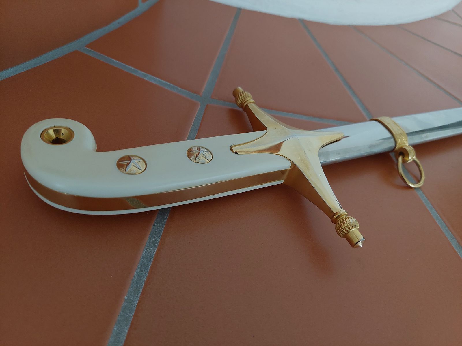 WKC saber / foil, USA, 24 karat gold-plated, price negotiable