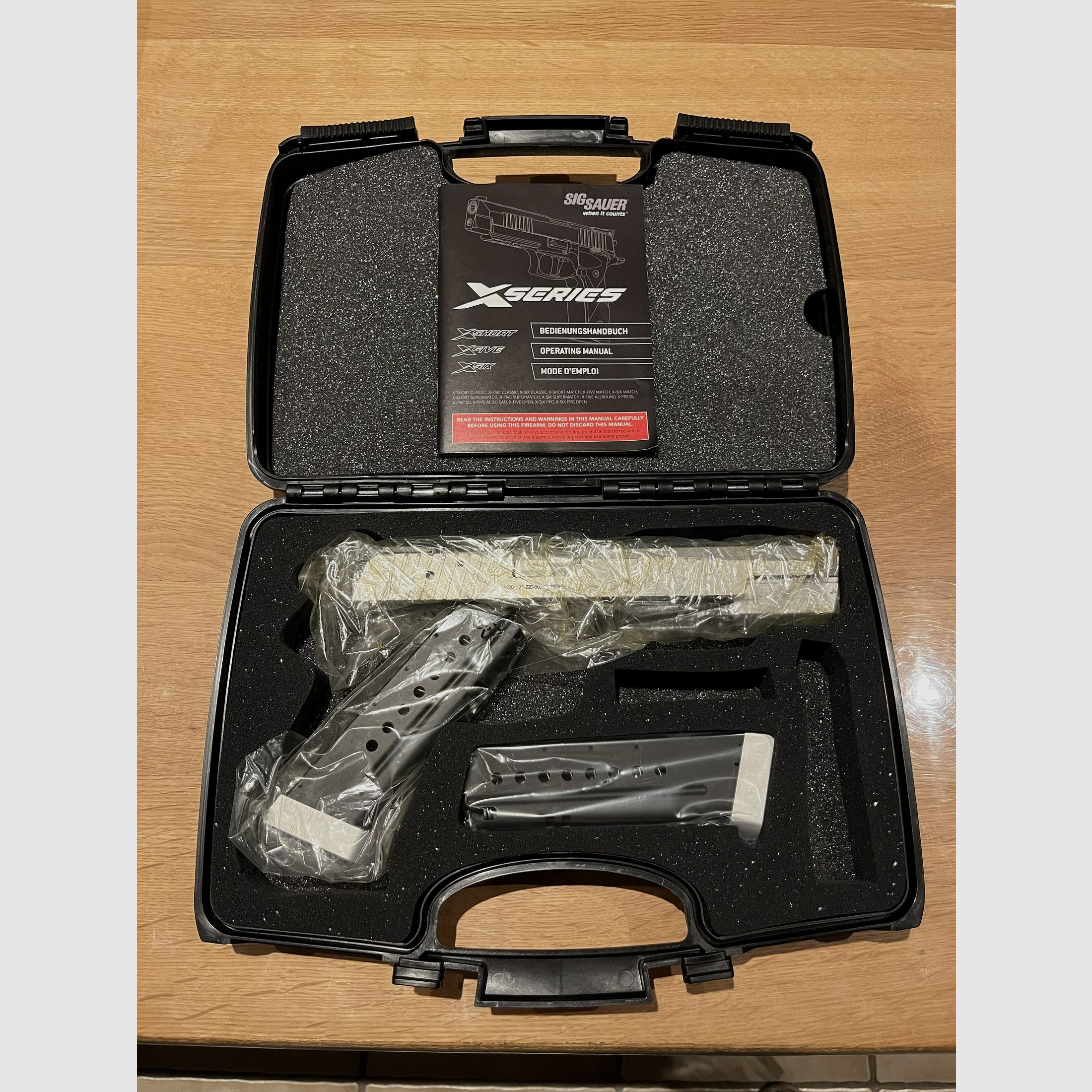 Sig Sauer X-Six sistema di cambio in 9mm 6" NUOVO e mai sparato qualità di produzione tedesca !!