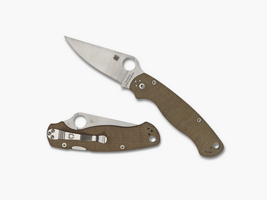 Navaja Spyderco Para Military 2 Micarta CPM Cru-Wear