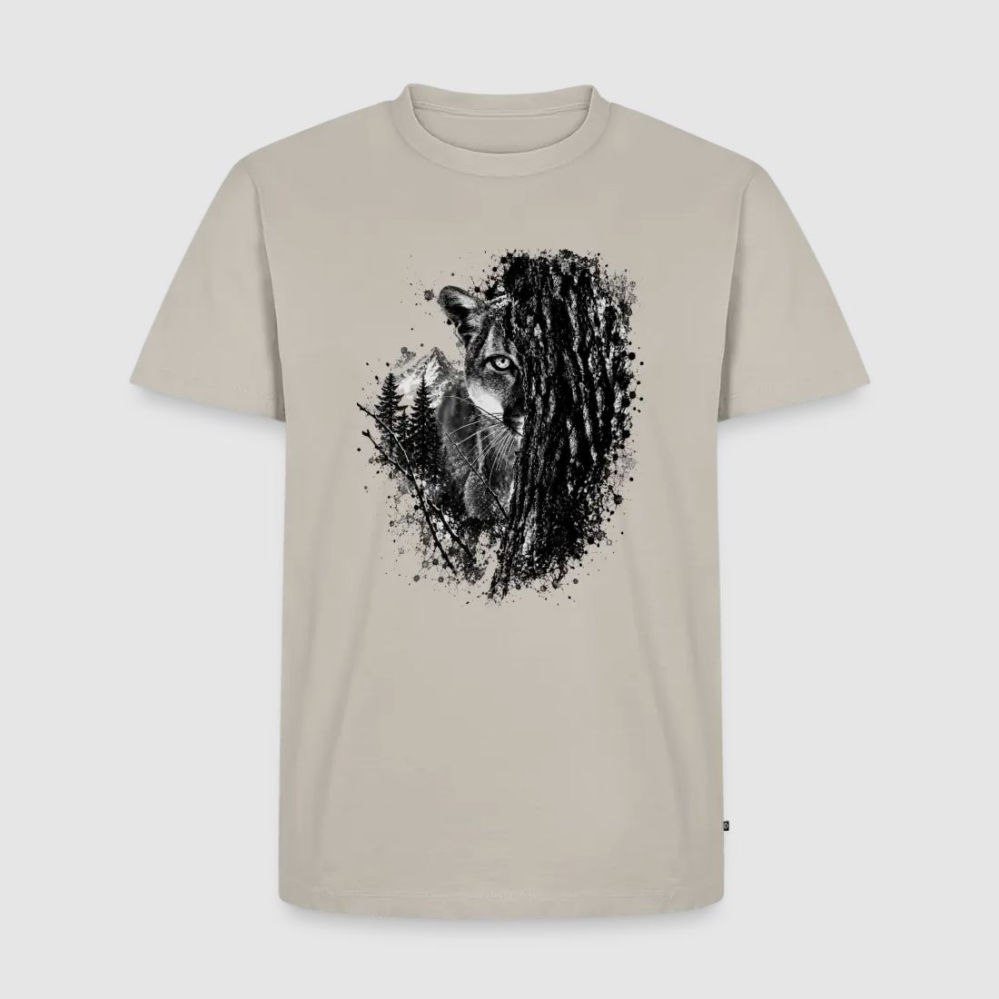 PUMA Men´s Premium T-Shirt „Lauernder Puma"
