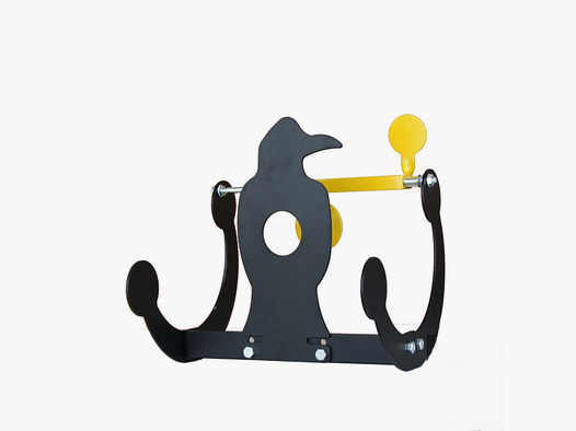Cible silhouette de corbeau
