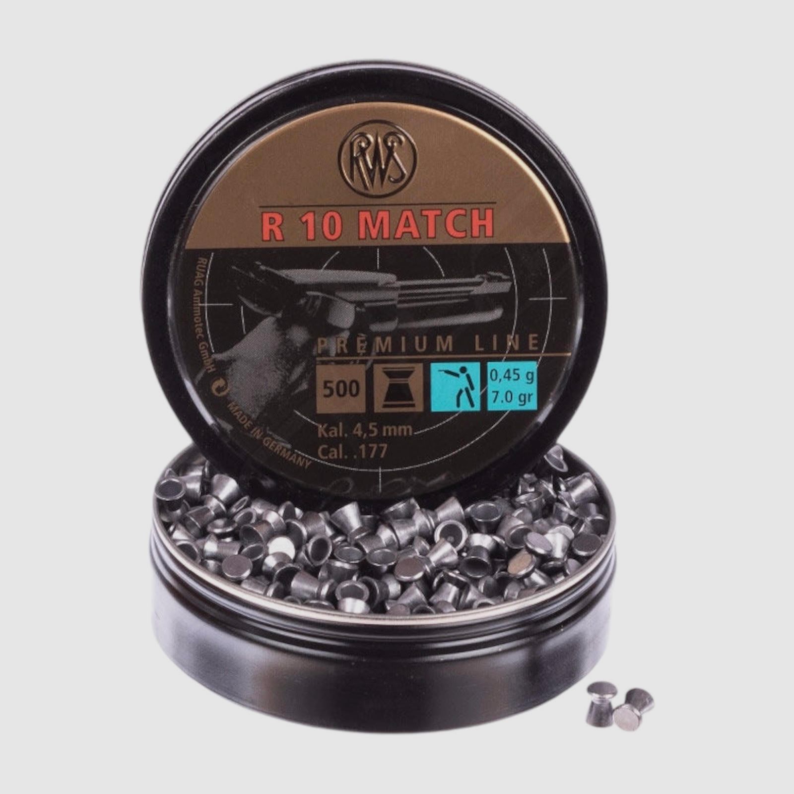 RWS R 10 Match 4,50mm 0,45g/7,0gr (500pcs)