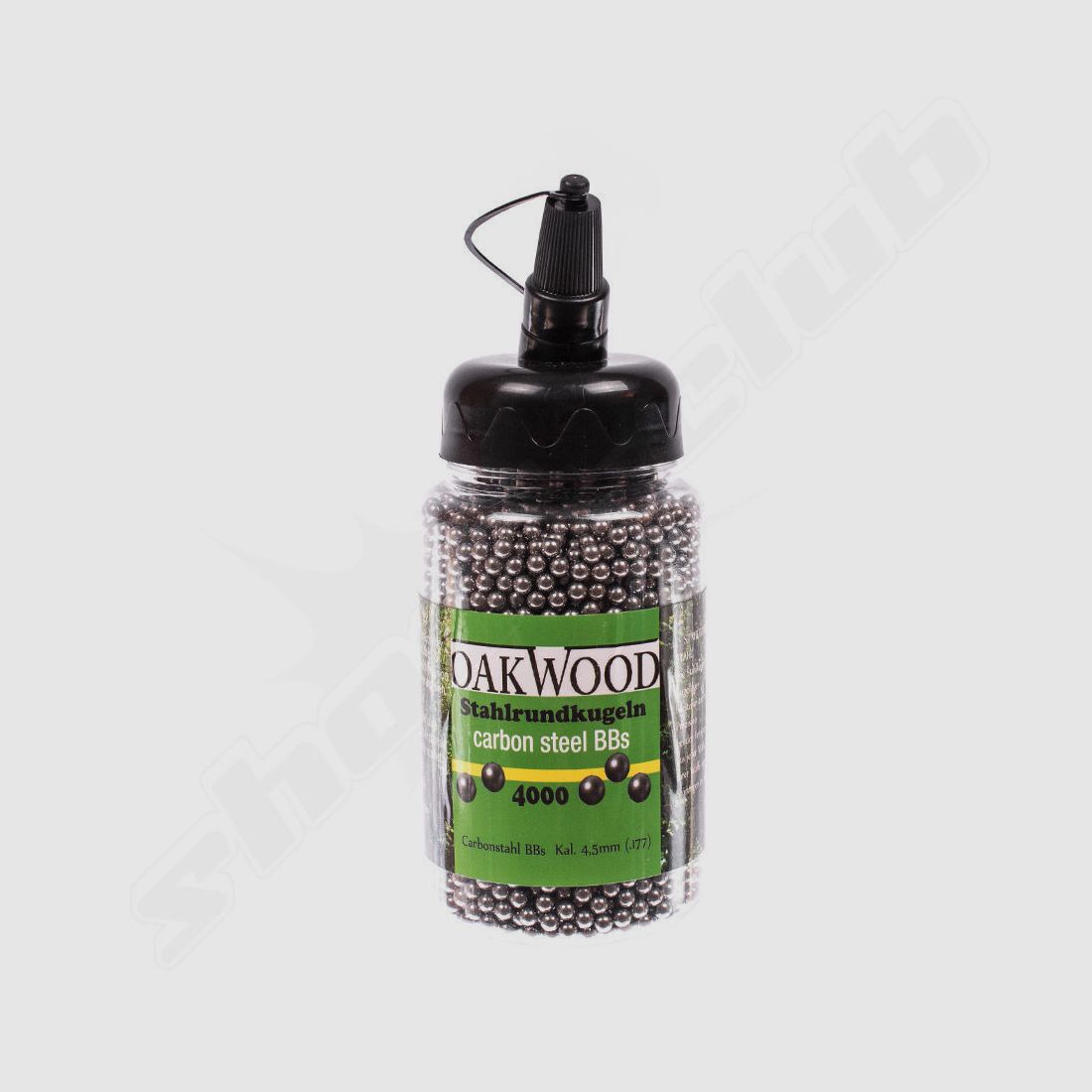 Oakwood Carbonstahl Kugeln BB 4,5mm .177 Co2 Waffen - 4000 Stk.