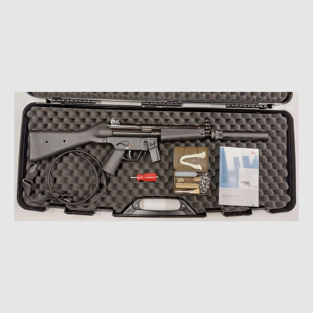 Heckler & Koch OFFERTA - SET COMPLETO SLB Heckler & Koch HK SP5 SD 9x19 Inclusa. Silenziatore Civile. MP5 SD