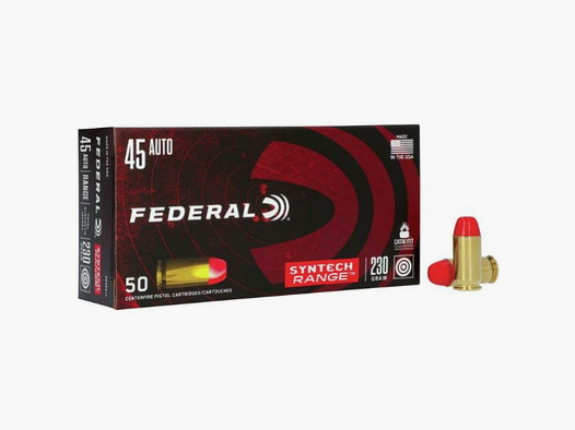 45 ACP Syntech Range 230 gr TSJ (Total Synthetic Jacket) VE50
