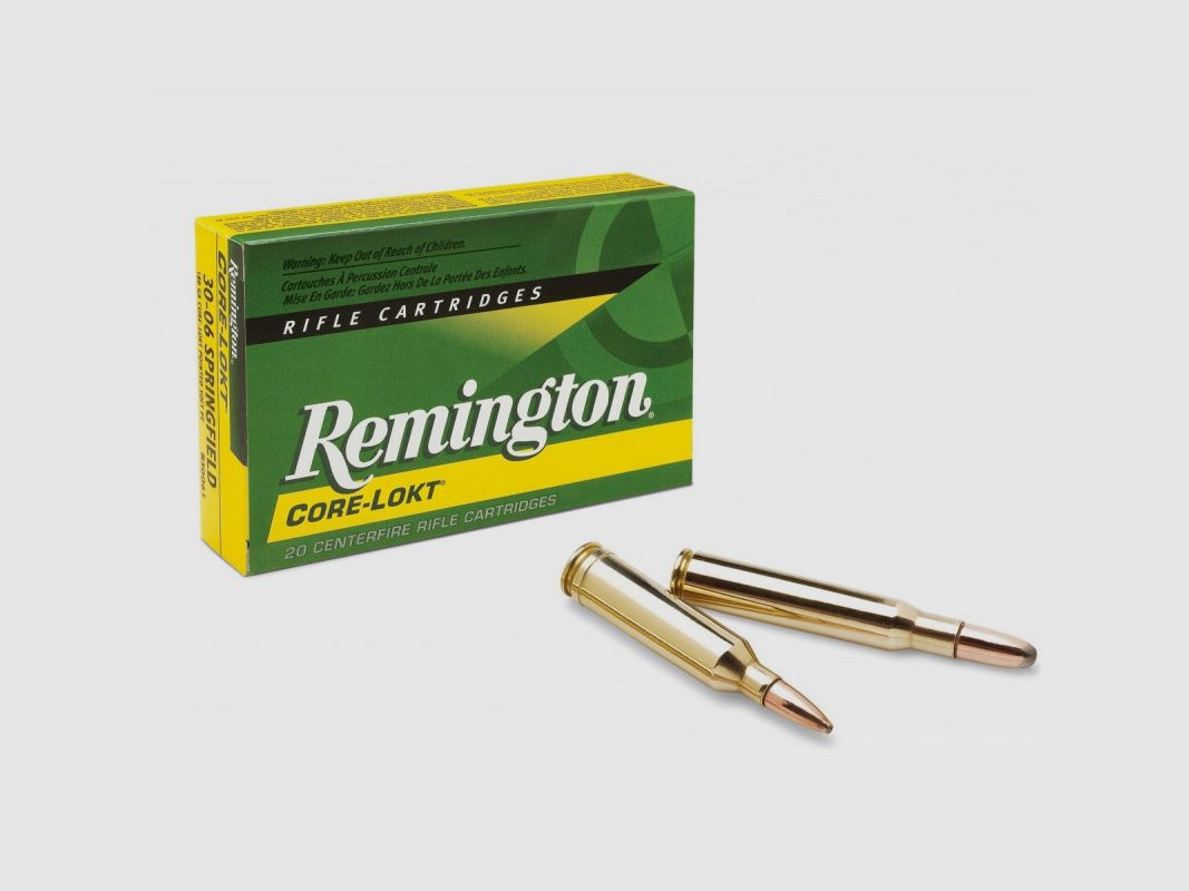 BOX OF 20 REMINGTON CORE-LOKT PSP CARTRIDGES CALIBER 300 WM 180 GR