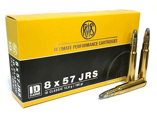 Büchsenpatronen RWS ID-Classic 8x57 IRS 12,8g. 198gr.!!!