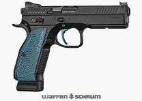 CZ CZ75 Shadow 2 Zwart/Blauw Enkelvoudige Actie