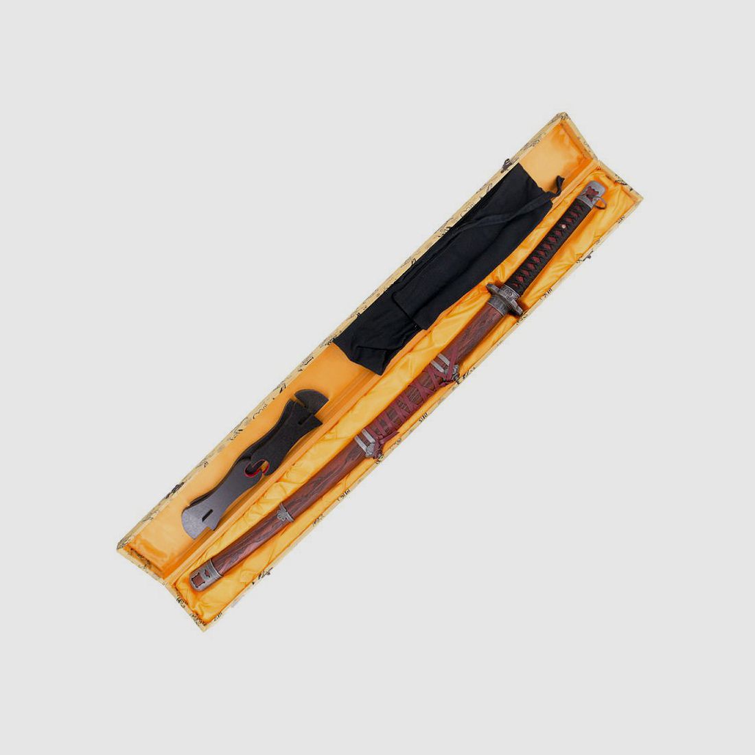 Katana Sekiro Shadows Rot mit Holz Saya