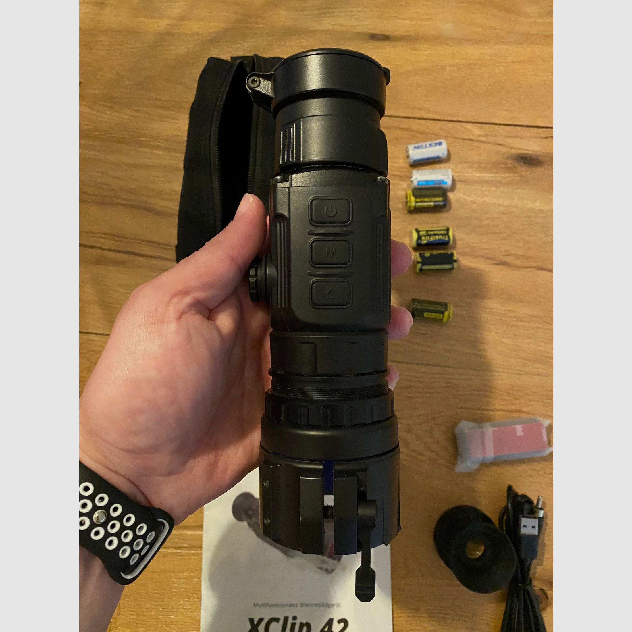 Infriray CL42 mit Rusanadapter und Zubehör 