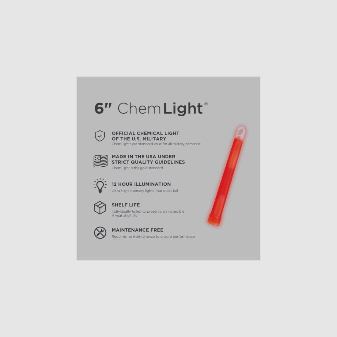 CYALUME CHEMLIGHT ROT CHEMISCHE LICHT