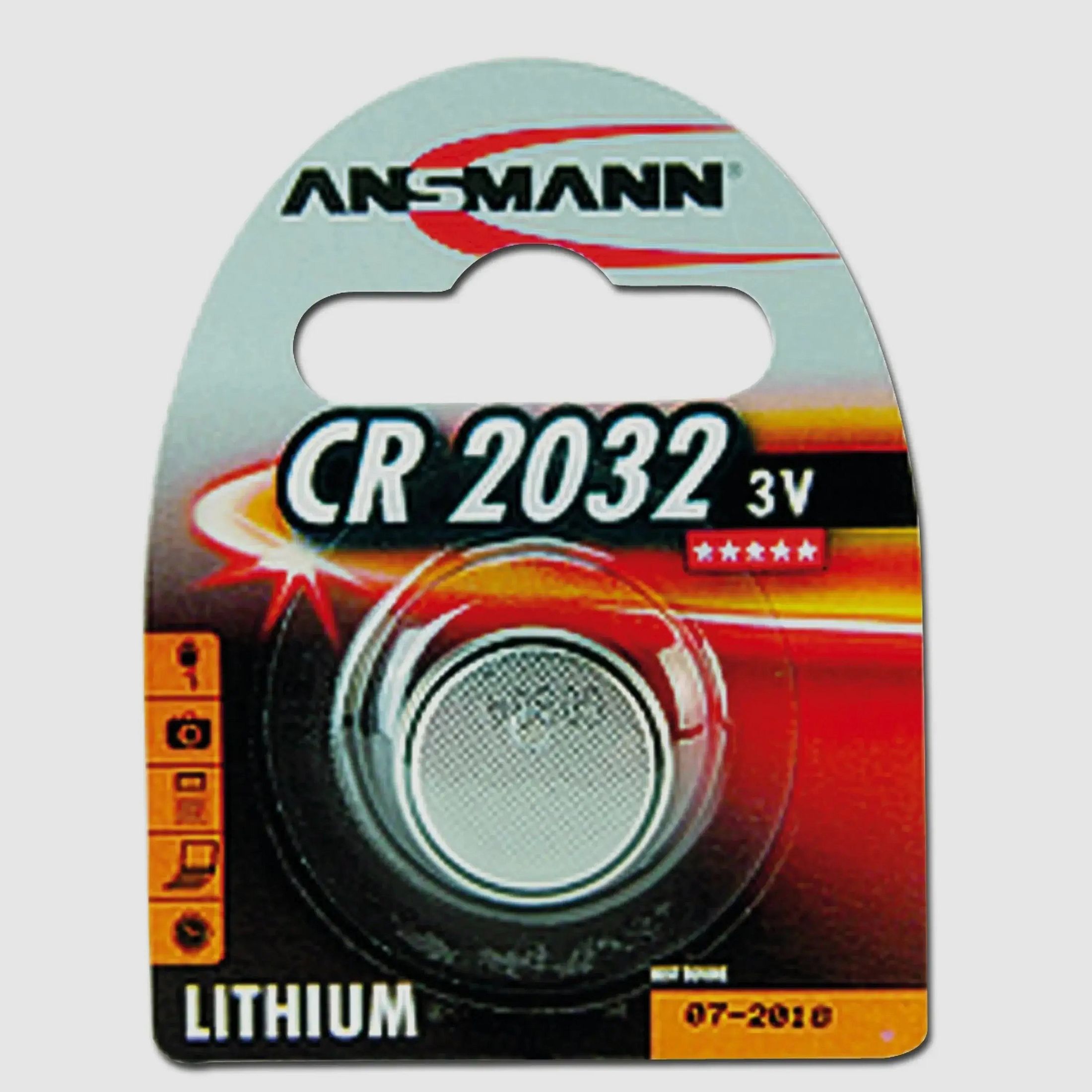 Ansmann Lithium Knopfzelle CR2032