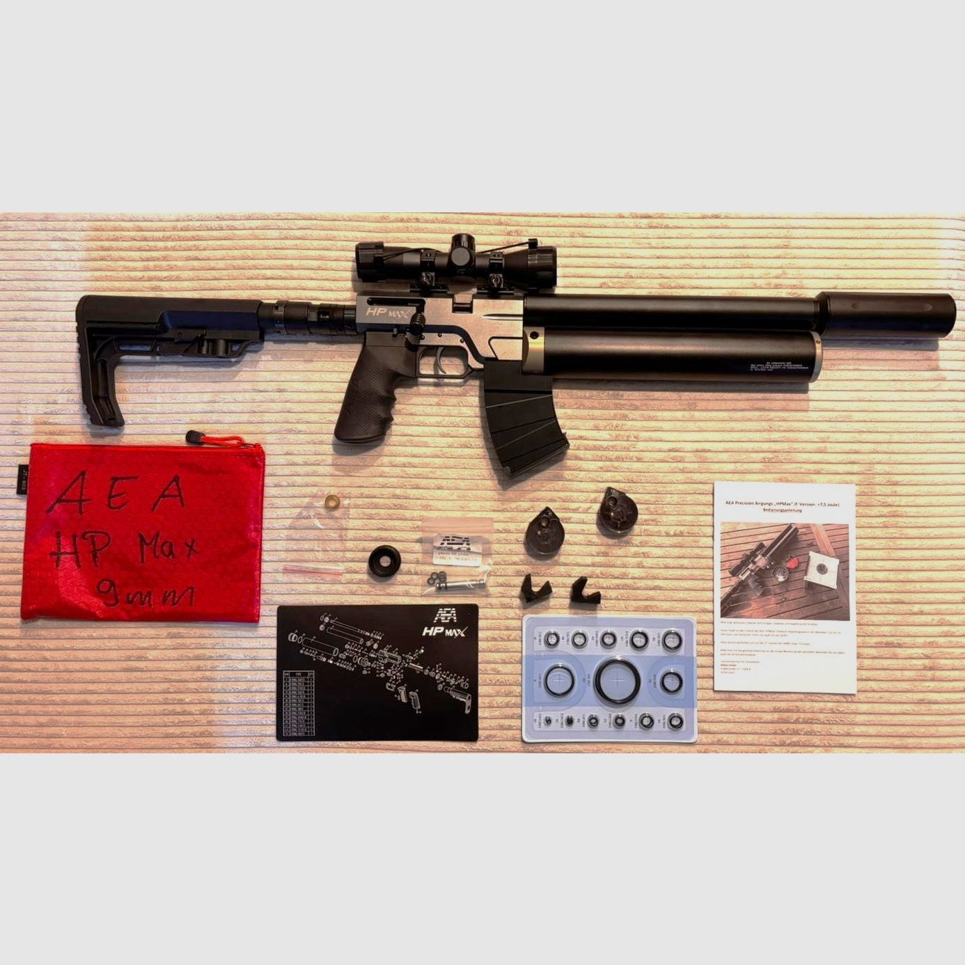 AEA HP Max 9 mm like new lots of accessories fair price!
