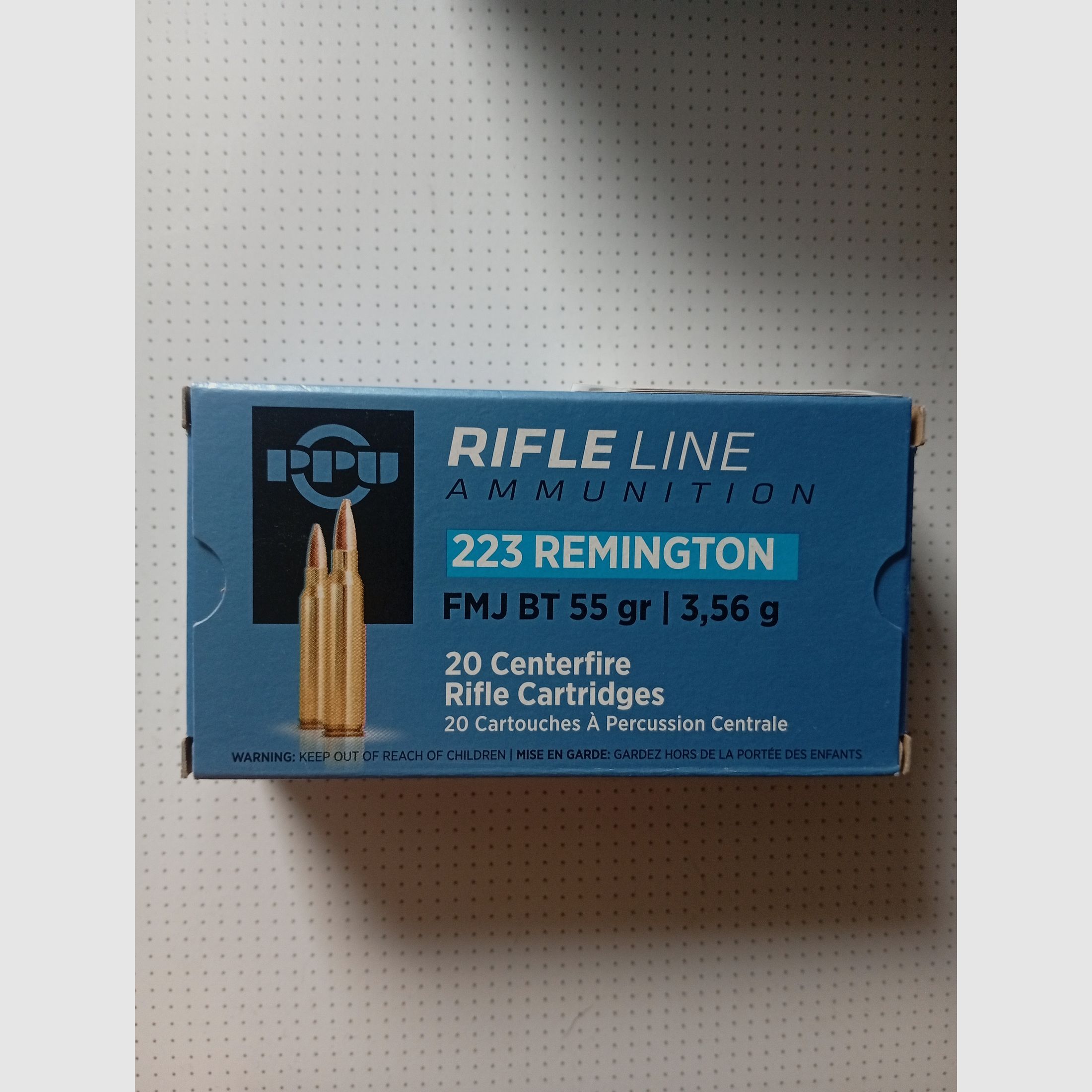 PPU .223 Remington Munition 