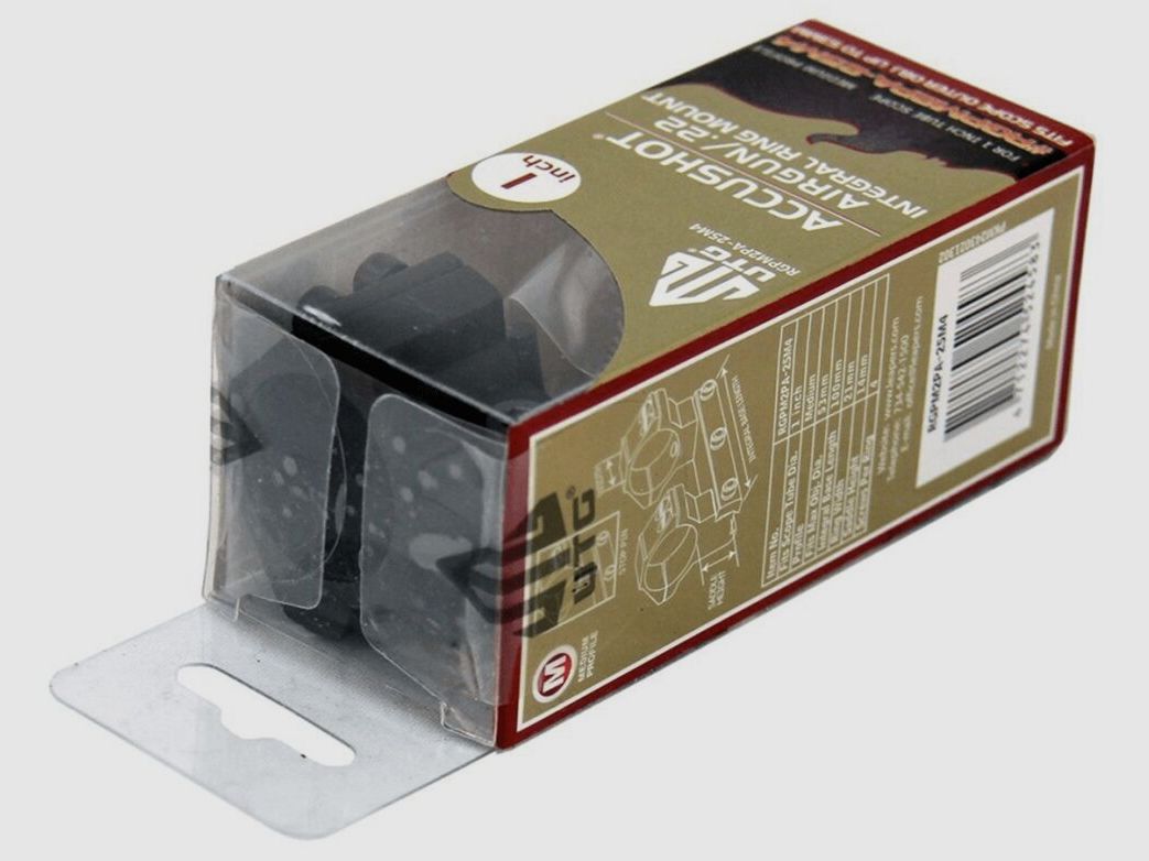 UTG Leapers ACCUSHOT® 25,4mm Airgun Integral Mount