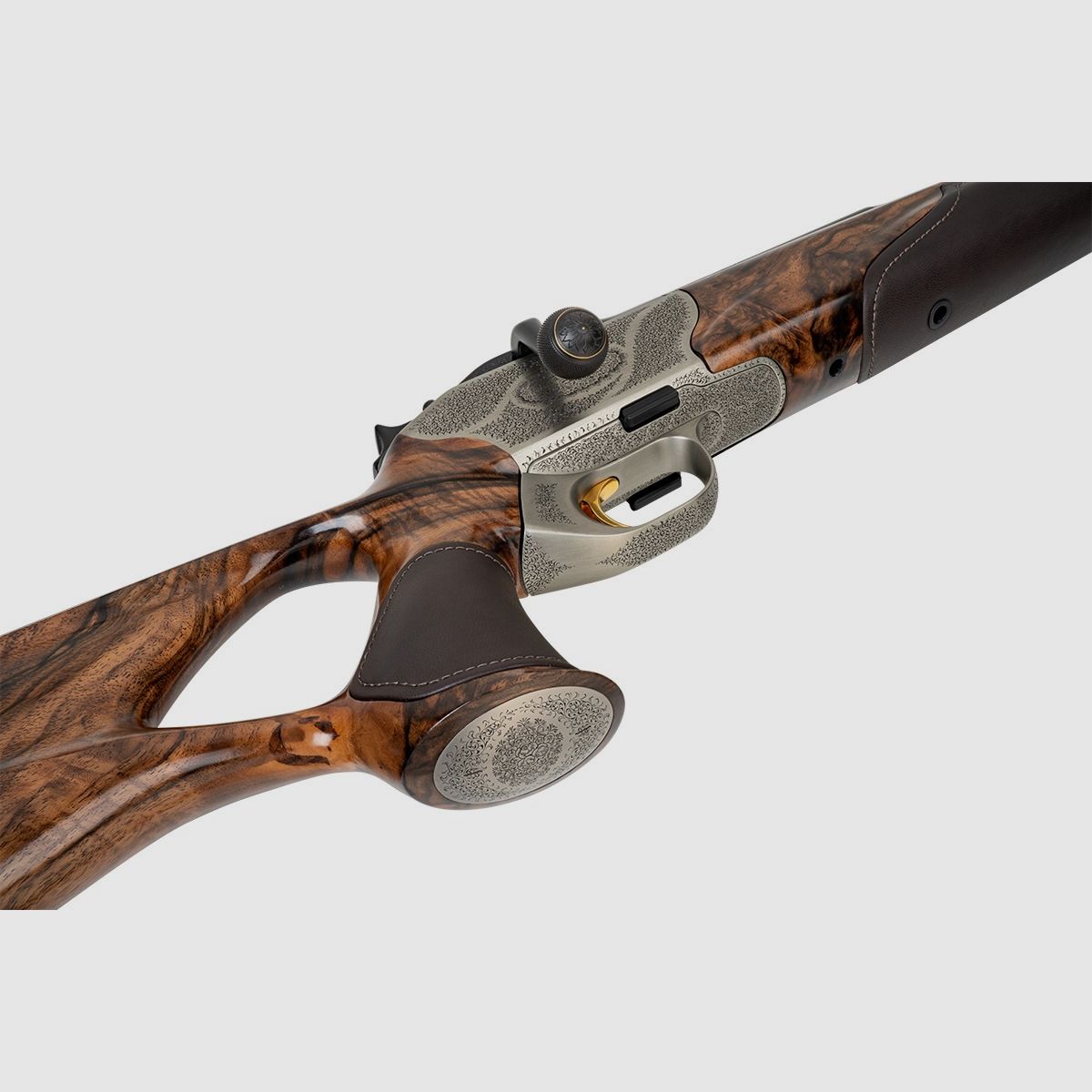 Blaser R8 Success Leather "Scroll with Rose Bouquet II" ein Original aus dem Blaser Custom Shop - .300 Win. Mag.