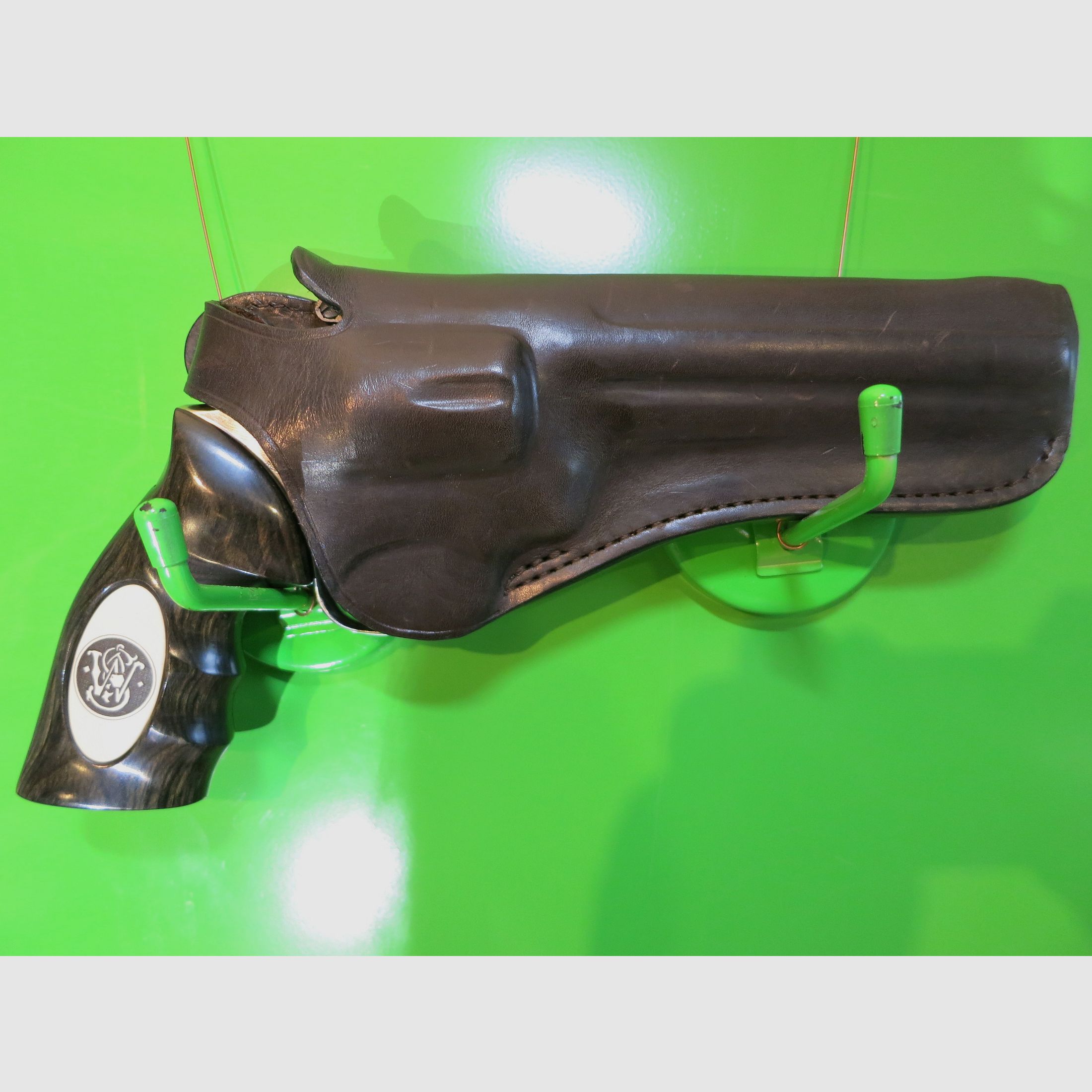 Gürtelholster Revolver, Smith&Wesson 6", Leder     #23-