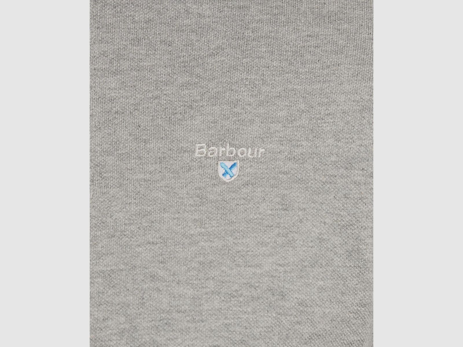 BARBOUR Poloshirt Tartan Pique Grey Marl