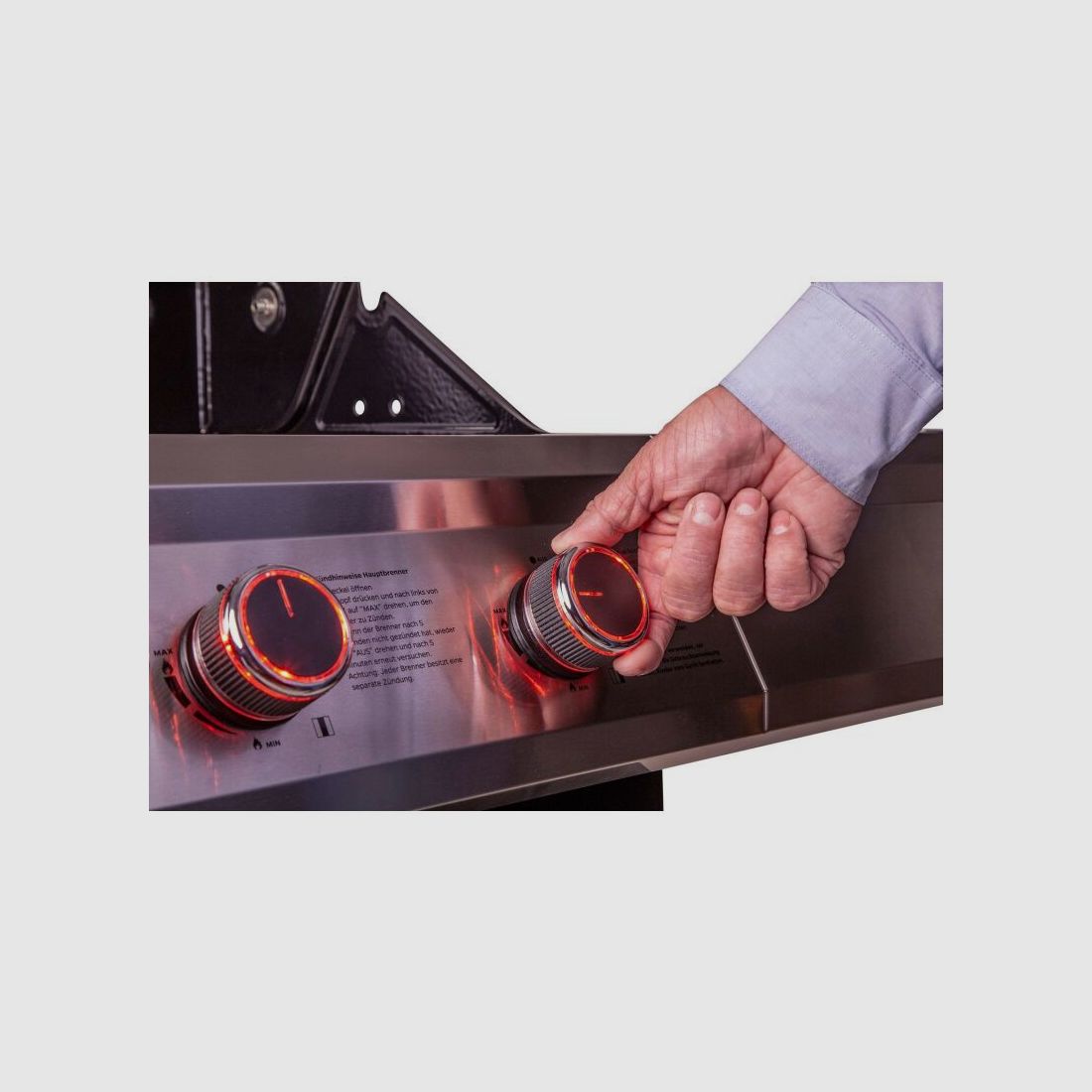 Grillfürst Gasgrill G310G mit Guseisen Rosten