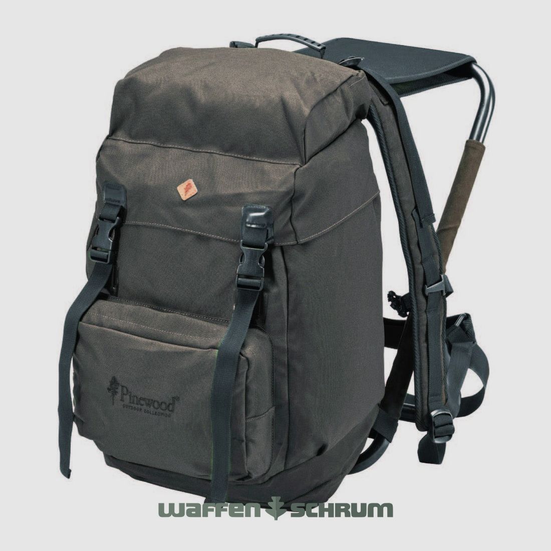 Pinewood Sitzrucksack Suede Braun 35l