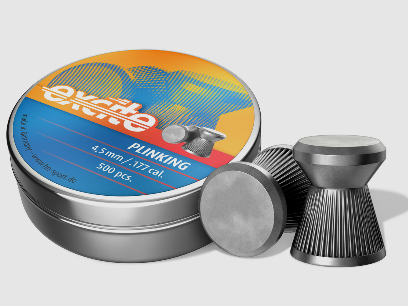 H&N 48392000 Excite Plinking Diabolos 4.5mm 0.48g 500 pcs.