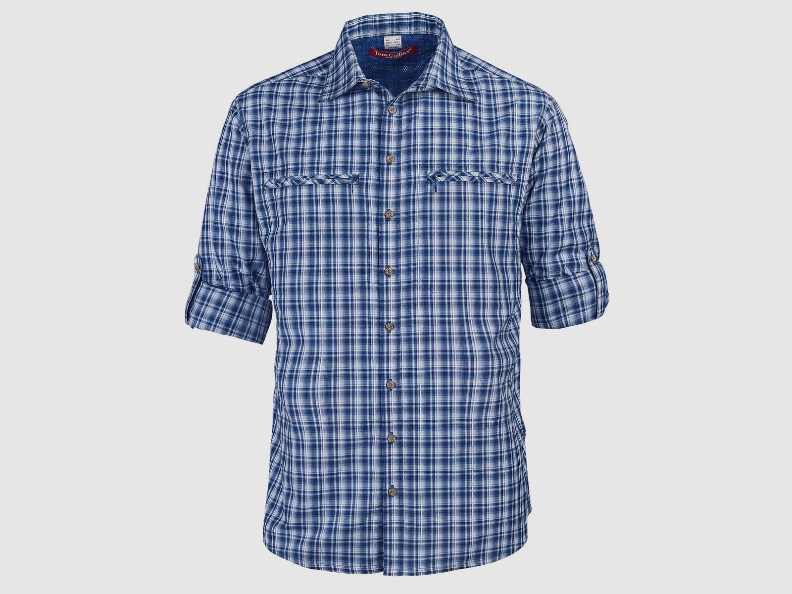 Tom Collins Herren-Funktions-Langarmhemd