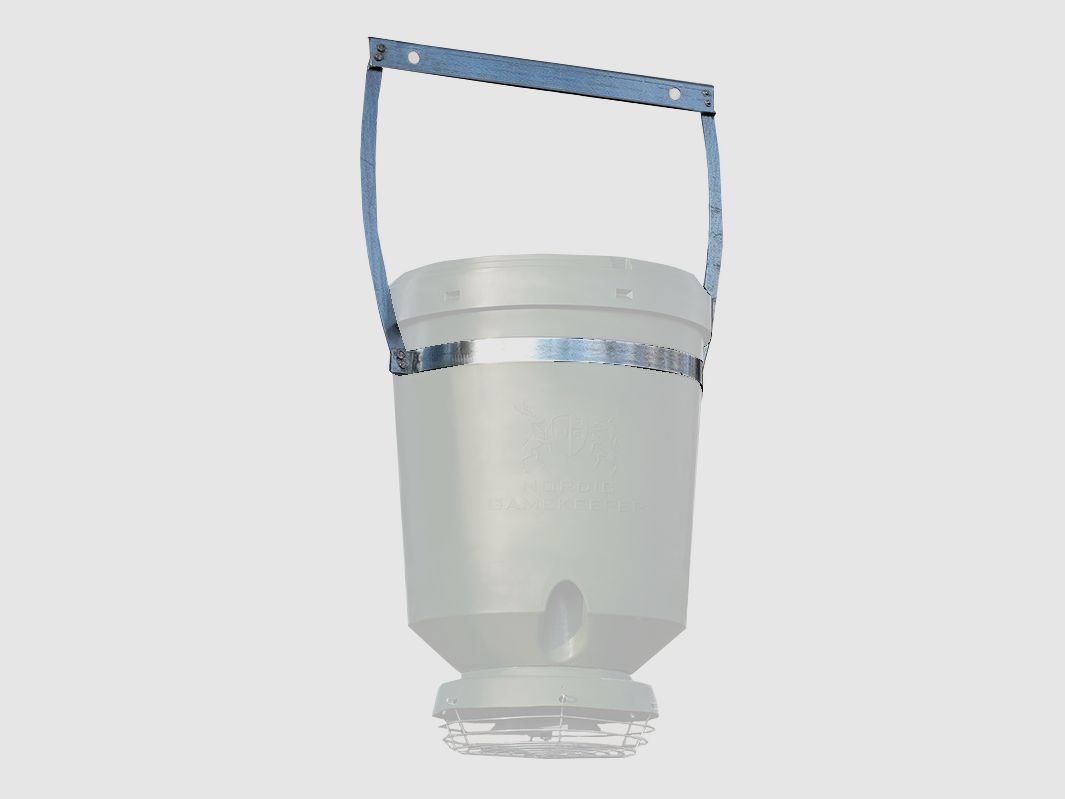 Hanging set for complete 125-liter feed dispenser with FeedCon.