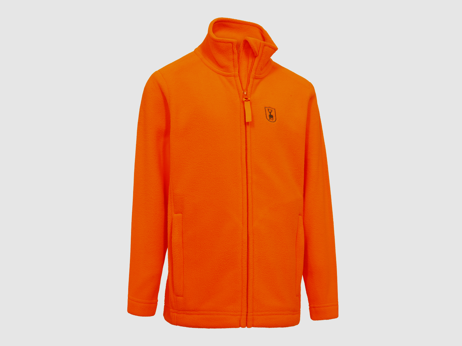 Youth Atlas Light Fleece Jacket - Safety Orange - Children's Size: 140