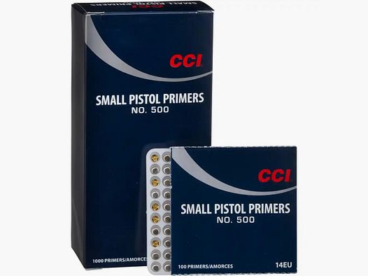 CCI Small Pistol Primers - 1000 pcs
