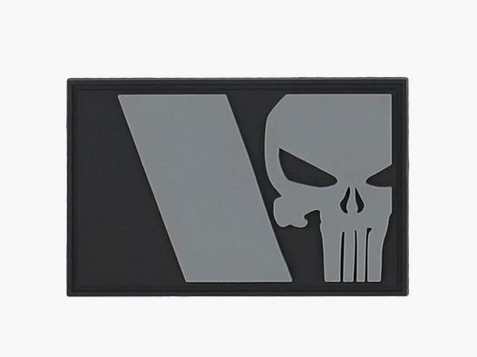101 INC 101 Inc. 3D Patch PVC Punisher USA Flag grau