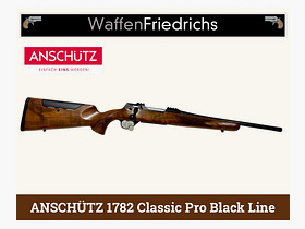 Anschütz 1782 Classic Pro Black Line - Armes Friedrichs