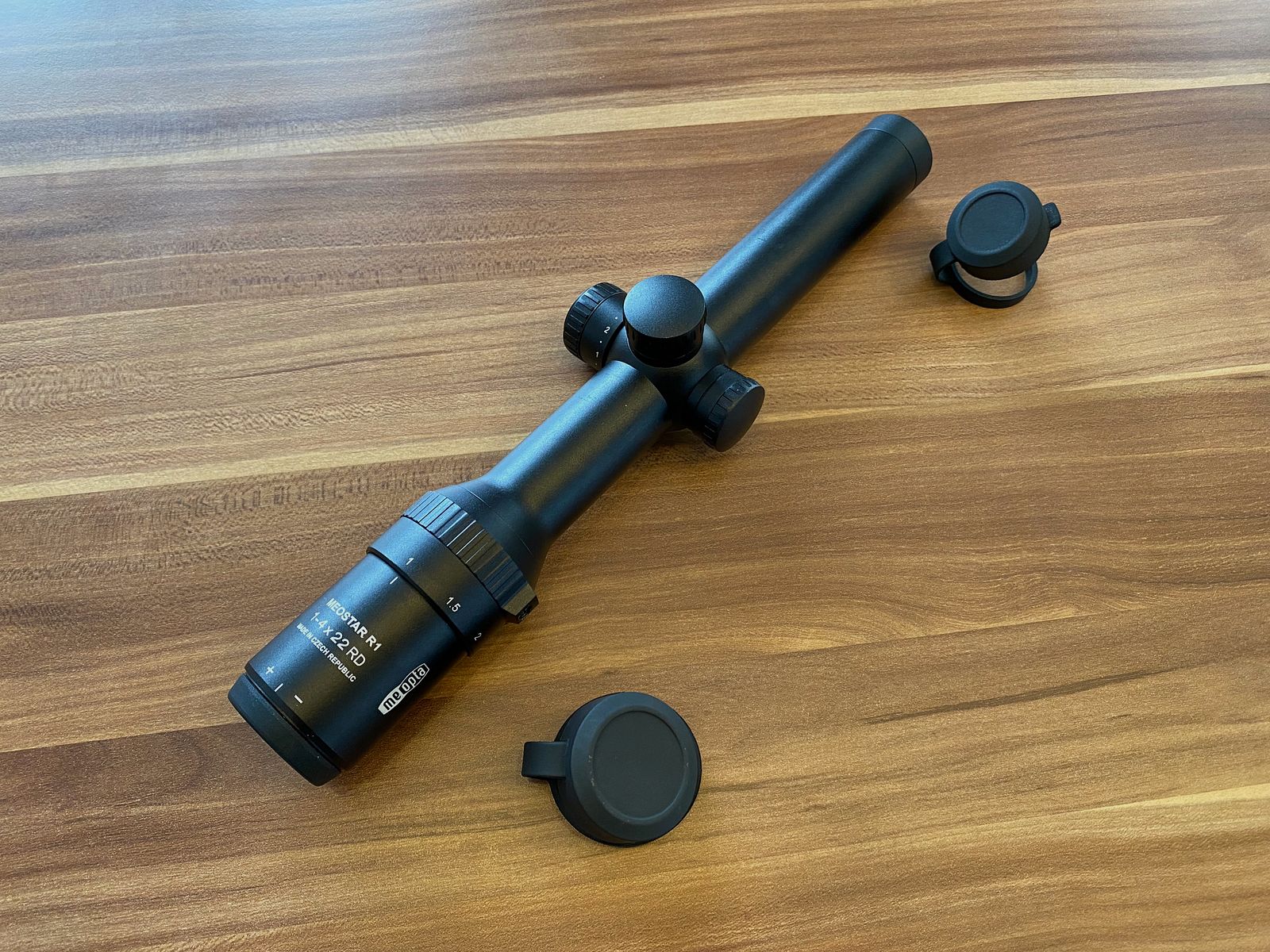 Meopta Meostar R1 1-4x22RD R1r Zielfernrohr Drückjagdzielfernrohr Drückjagdglas K-Dot Leuchtabsehen 