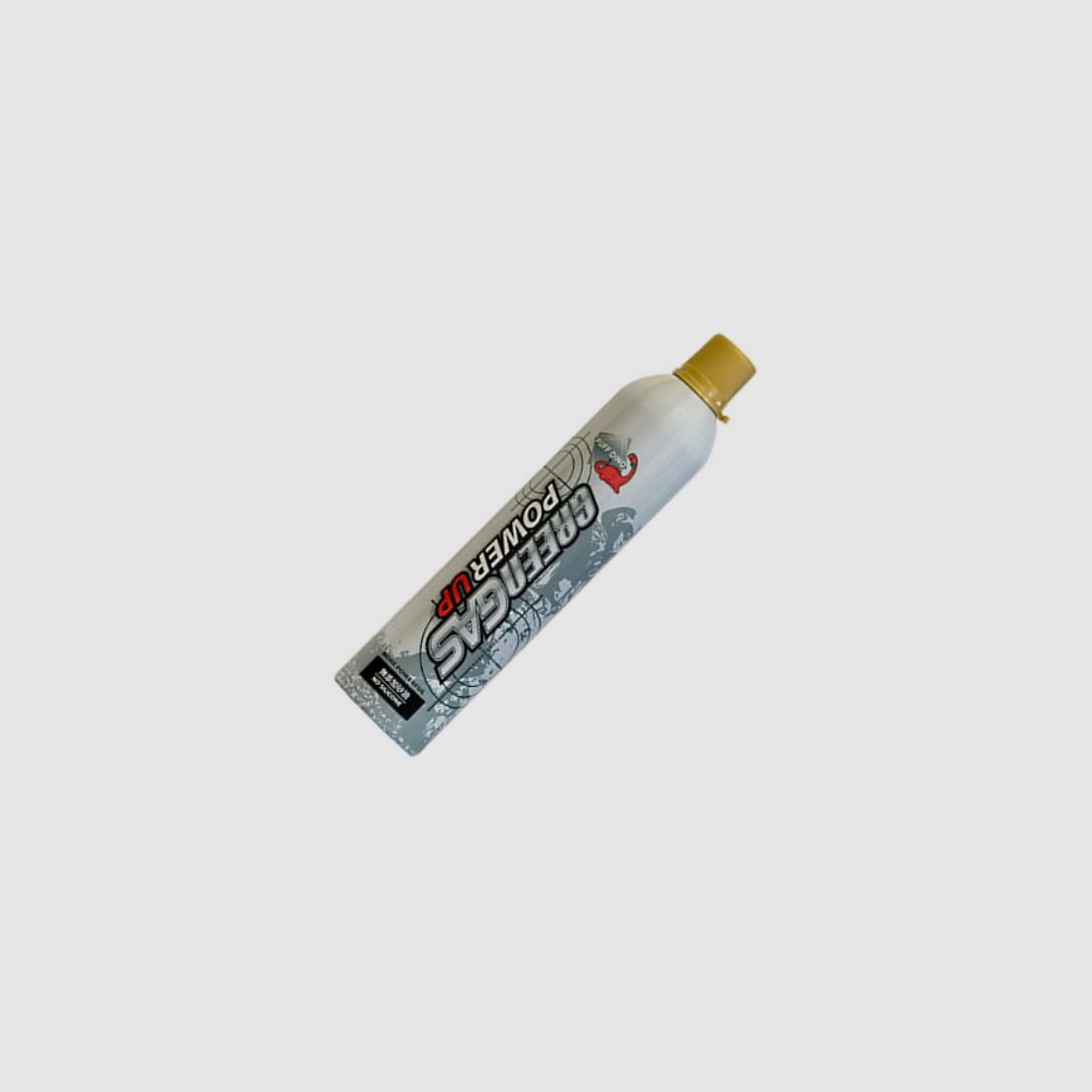 PuffDino Power Up Green Gas fr Airsoft Waffen / Paintball Granaten - OHNE Silikon (560ml) 200 psi