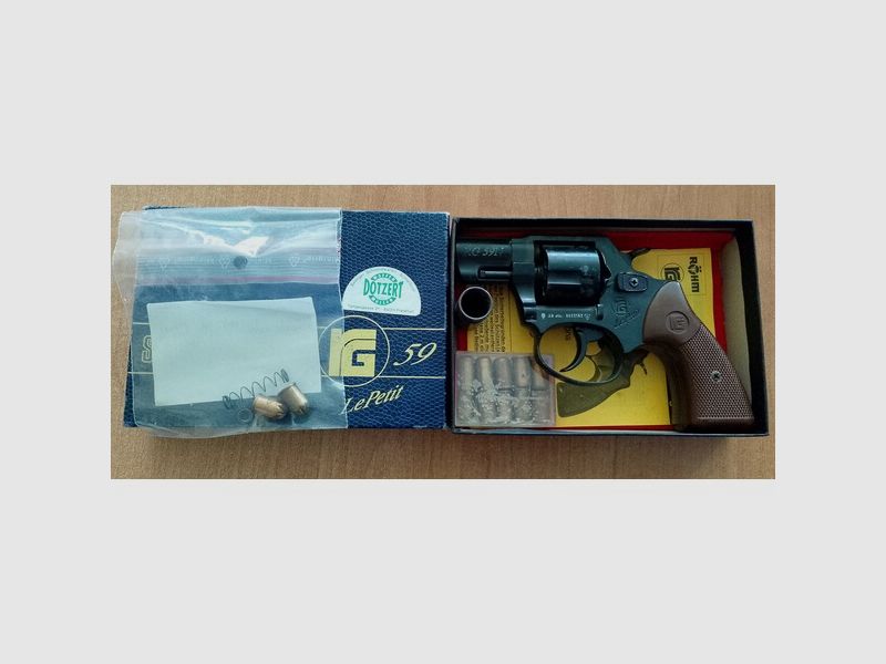 Röhm RG 59N Le Petit Schreckschussrevolver im Kaliber 9mm R.K. mit OVP!