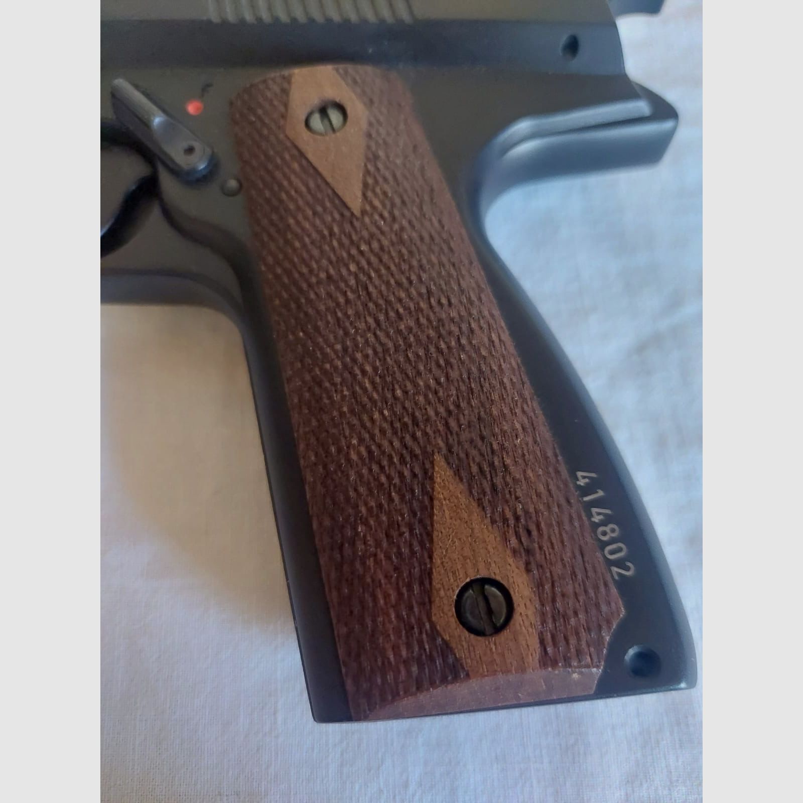 Weihrauch HW45 Luftdruckpistole 5,5 mm Diabolo brüniert + Zubehör