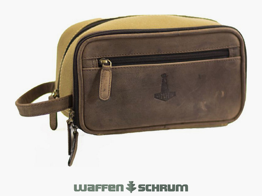 Mjoelner Hunting Kulturbeutel Valhalla Sand/Brown schwarz-beige