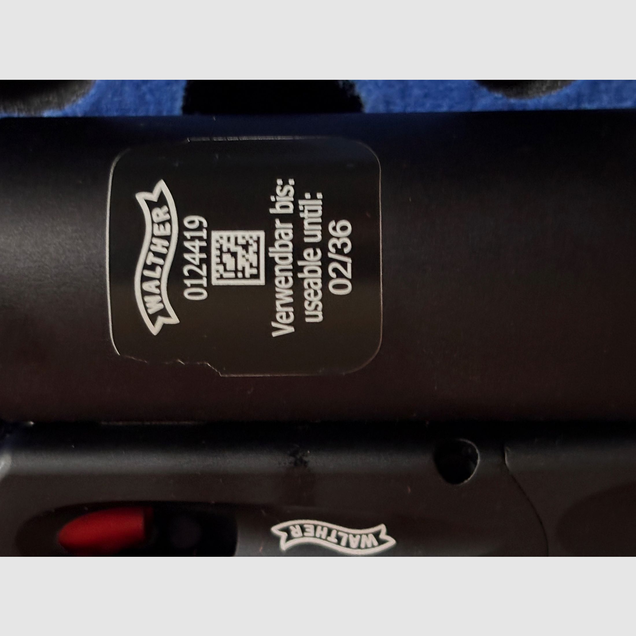 Walther LP500 Meistermanufaktur  / Auflage Traum in rot .. fast neu