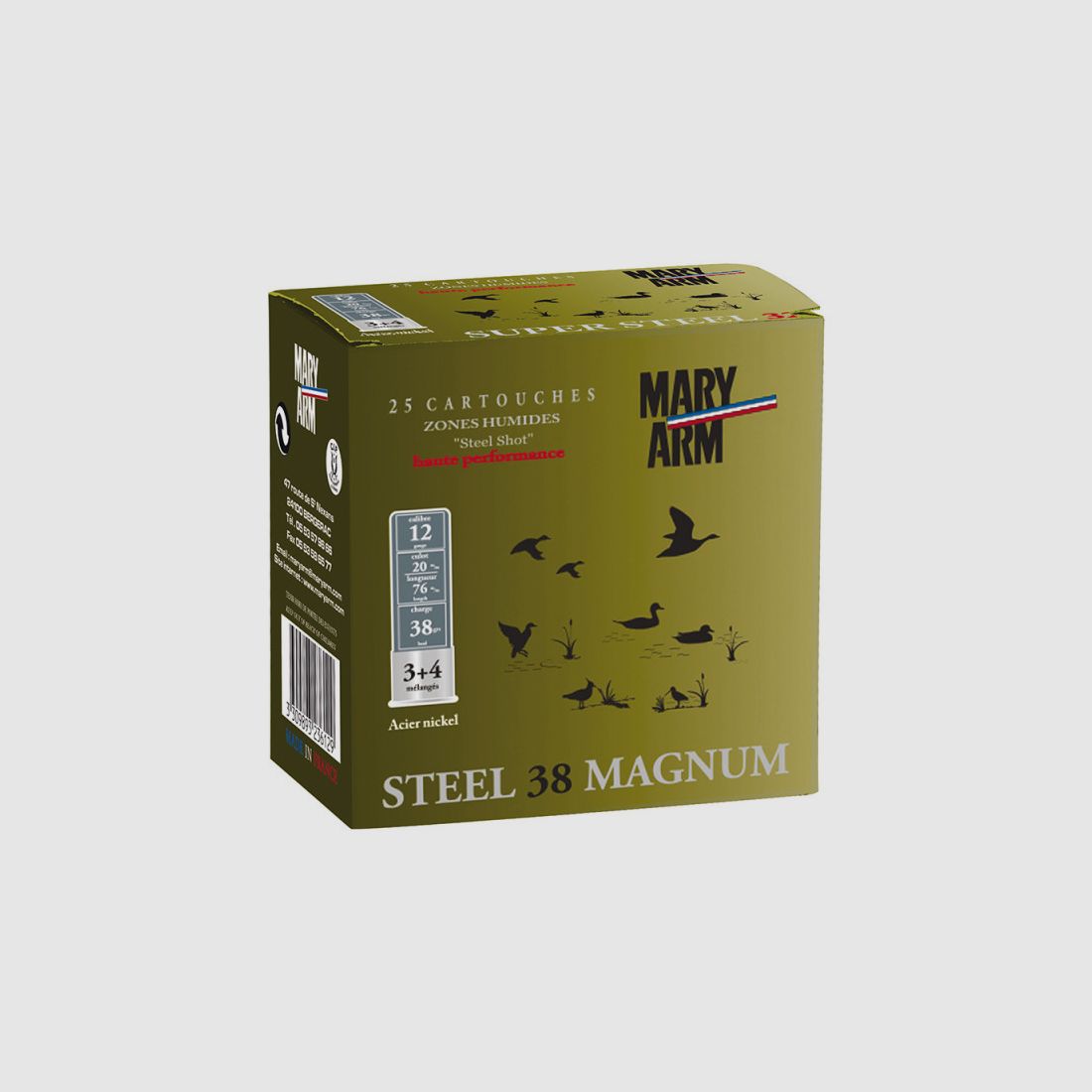 PATRONES MARY ARM STEEL 38 MAGNUM