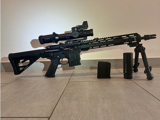 Schmeisser AR15 Dynamic, 14,5 pollici nel calibro .223 incluso ZF, RD, SD ecc.