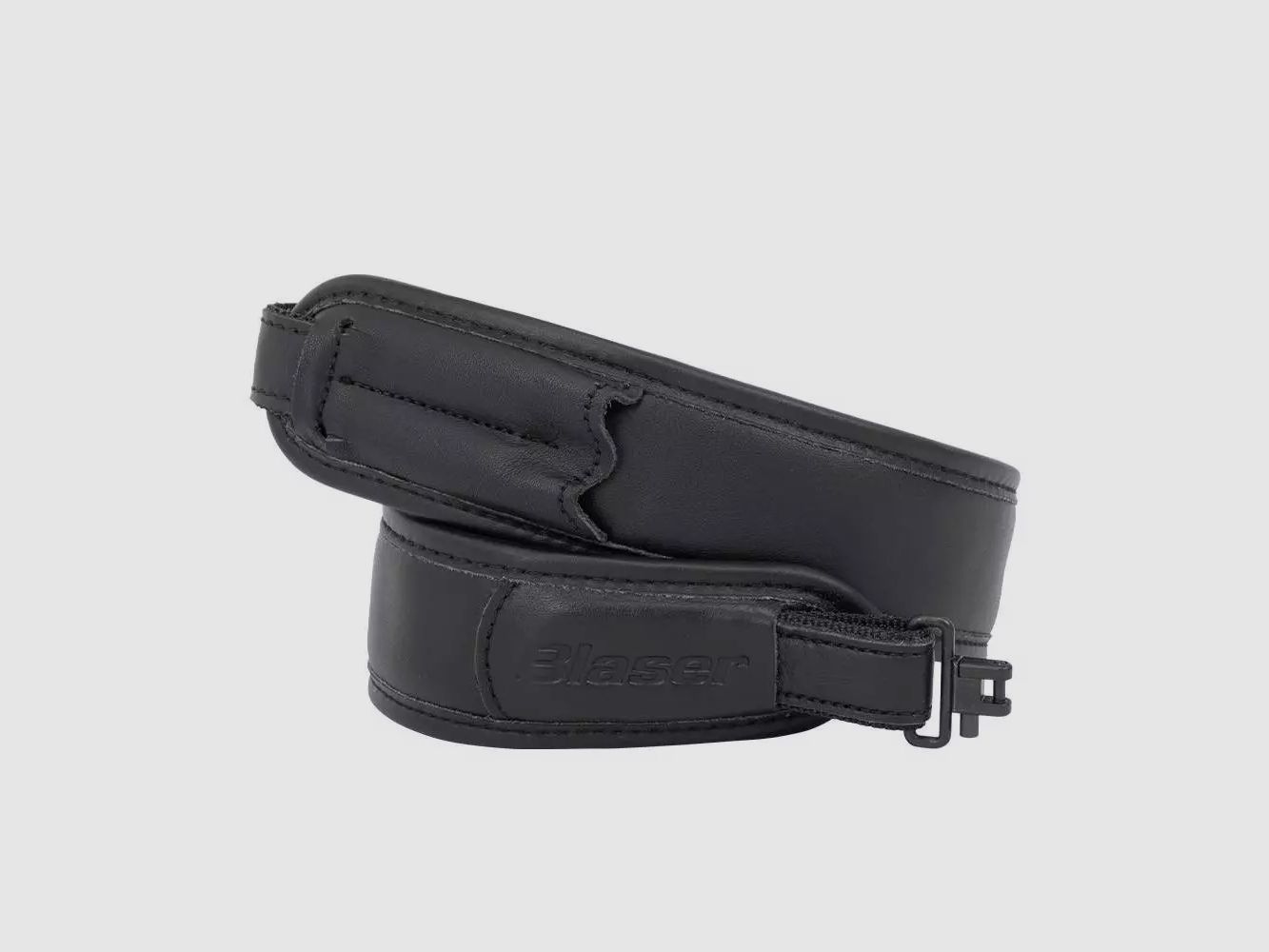 Blaser rifle sling - leather - black