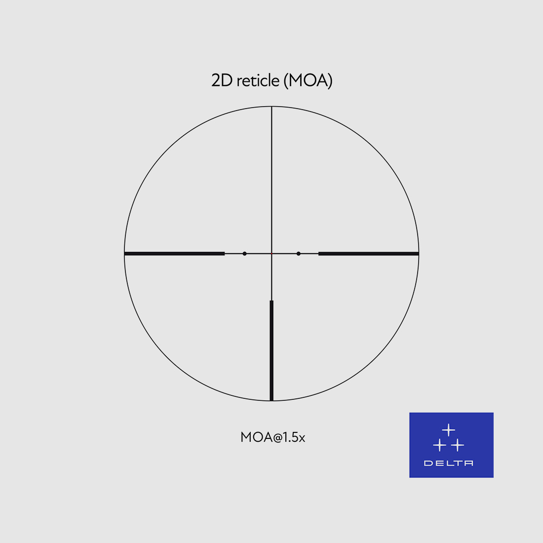 Delta Optical Titanium HD 1.5-9×45 2D