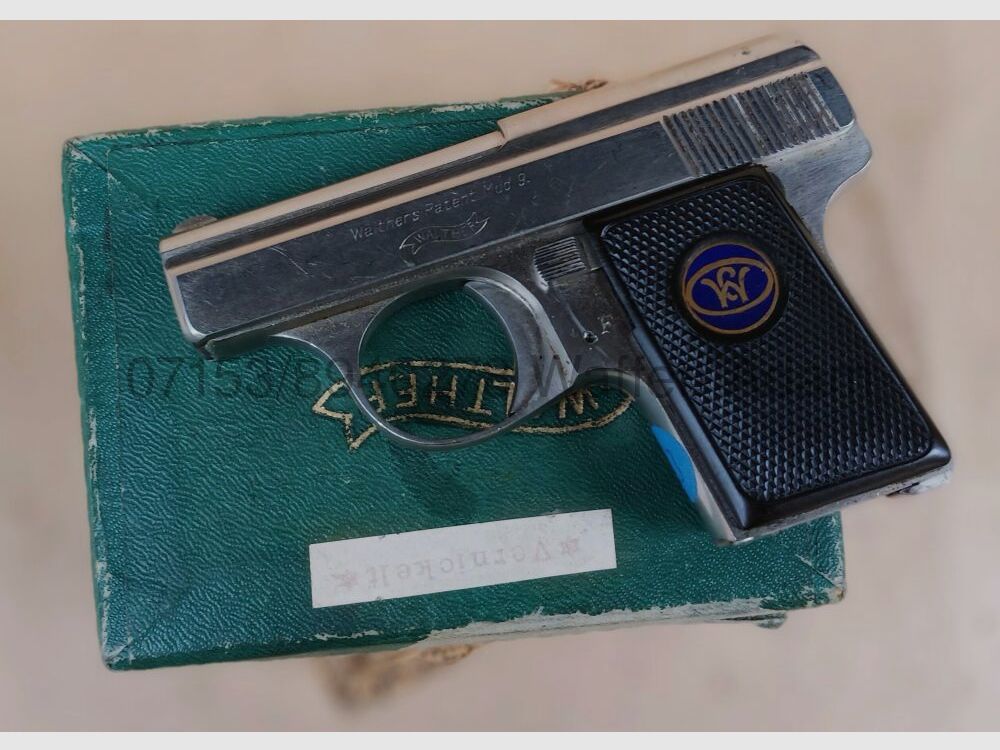 Walther Zella Mehlis Modell 9 *vernickelt*
