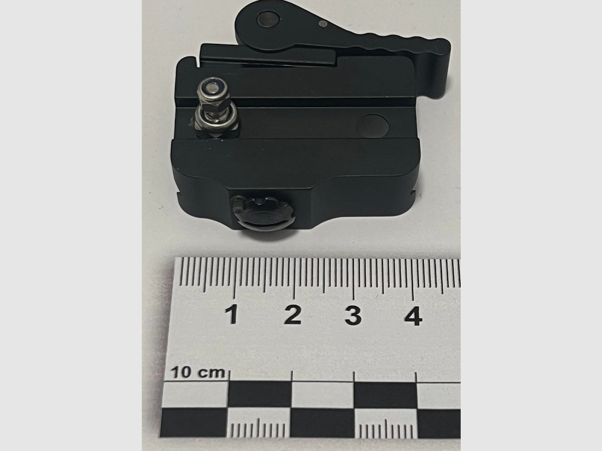 Universele flimmerband hitteband flimmerschutz Mirage met Picatinny snelspanner in 60mm