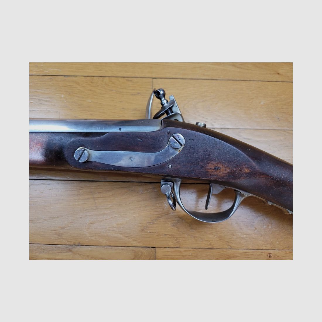 Wunderschöne Steinschlossbüchse Modell 1816 – Voltigeur-Waffe – Saint-Étienne Mai 1821 Schöne einheitliche Stempel – Wunderschönes Holz Seltene Waffe, Bild 24 von 30