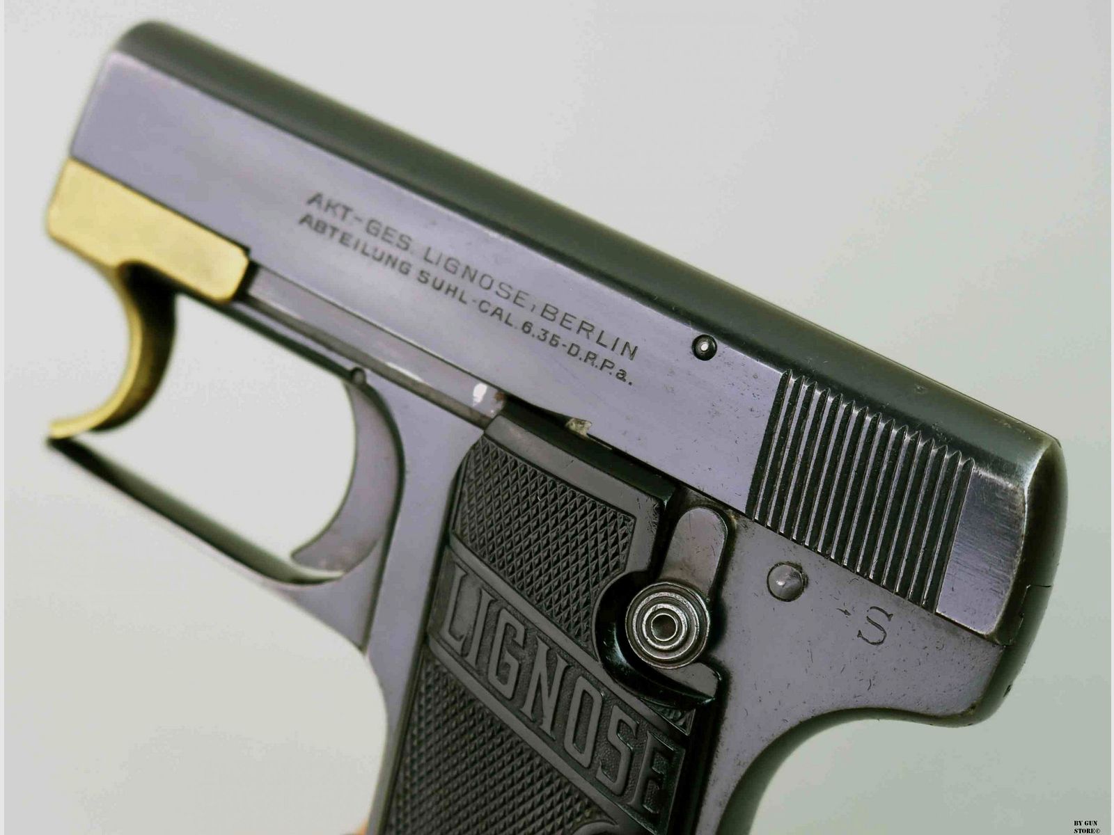 Lignose pistol mod. 2A “One hand” cal. 6.35 mm matr. 11021, image 6 of 7