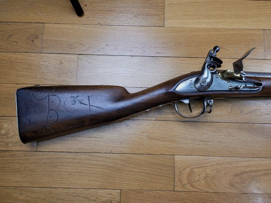 Buon fucile modello 1777 Ancien Régime – NON modificato anno XI – Arma del 1787 – conforme a Boudriot – distribuito negli eserciti della Rivoluzione – Ottimo pezzo in TBE+, immagine 3 di 23