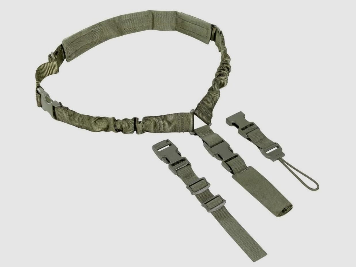 Trage-Riemen mit variablen Befestigungsoptionen für Lang-Waffen, Kameras oder Taschen