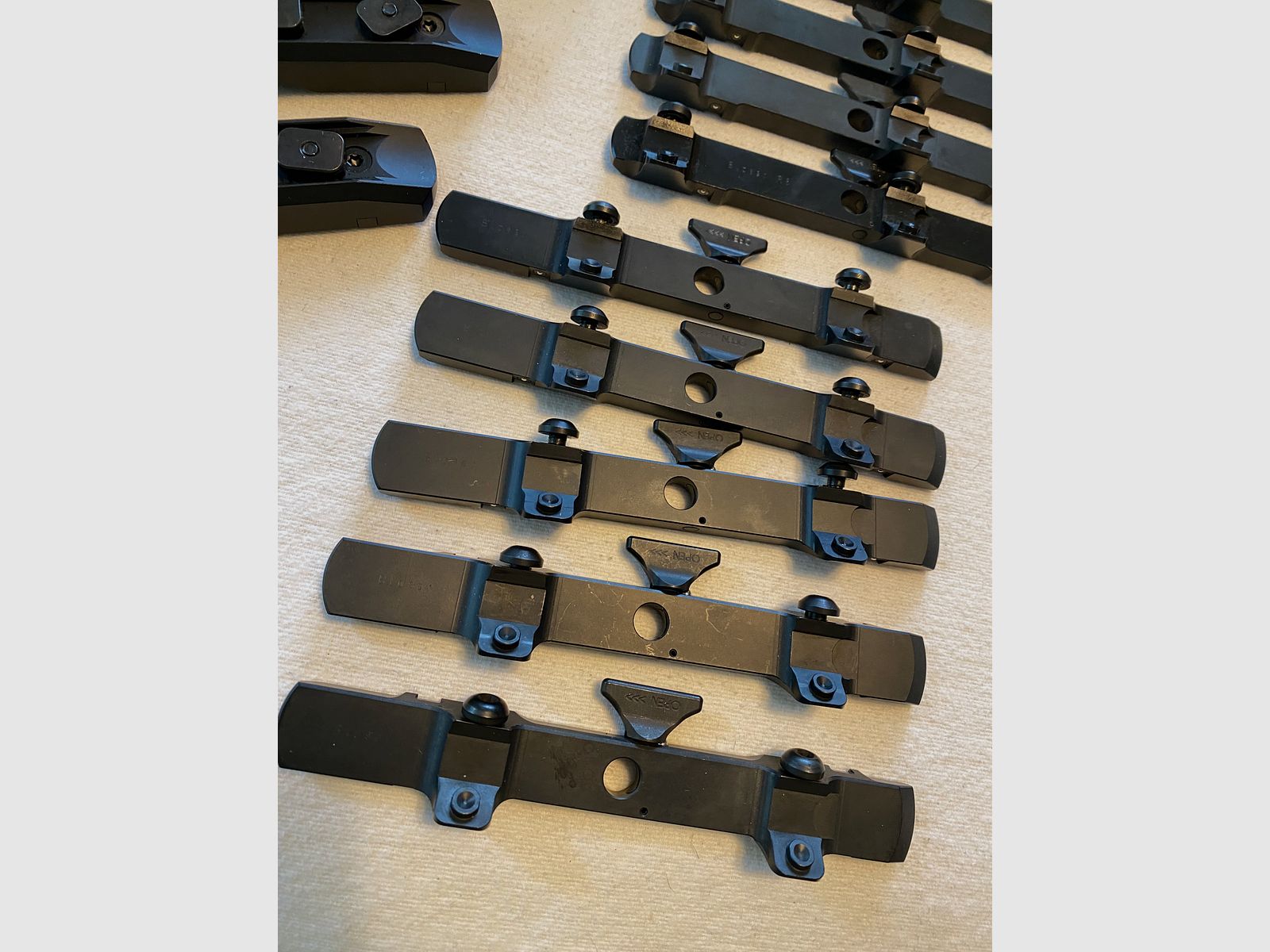 Rail de montaje Dentler, Blaser, Zeiss, Blaser R 8, Klemm, Prisma, montaje, etc.