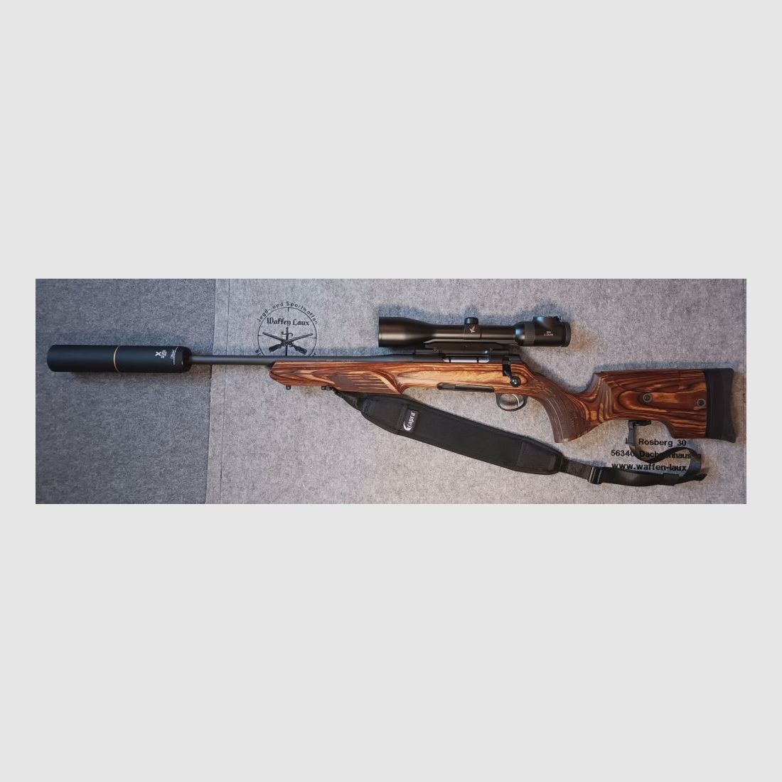 Capra Mod. Summit 6 LINKS! ZF Swarovski Z6i + Schalldämpfer neuwertig!
