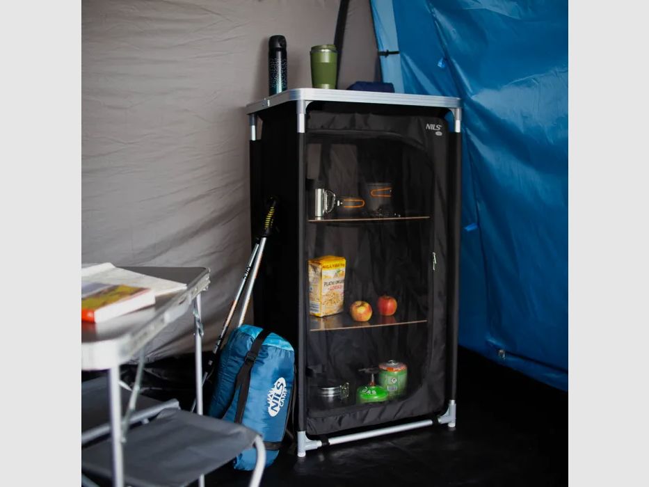 NC3036 Campingschrank mit Platte Nils Camp